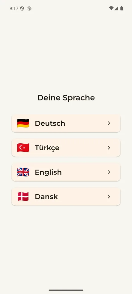 Sprachauswahl
